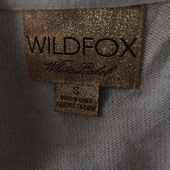 Wildfox Baby Blue w/ Pink Heart Sequins Sweater - Picture 5 of 7